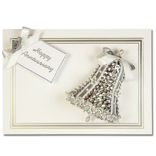 Happy Anniversary Bell Silver