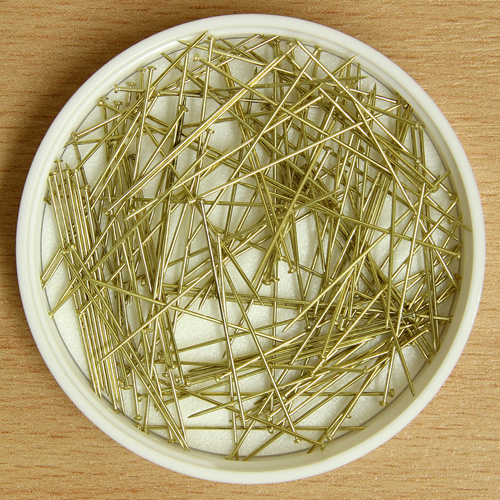 1 3/8" (37mm) Gold Pins