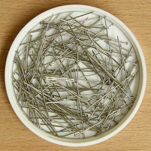 1 3/8" (37mm) Silver Pins