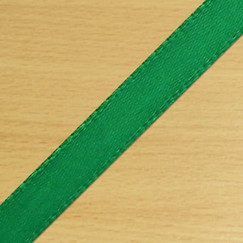 7mm Satin Ribbon Green