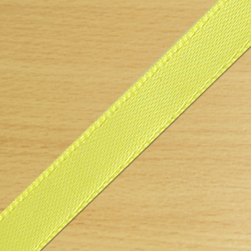 7mm Satin Ribbon Yellow