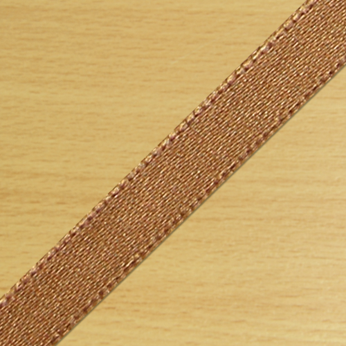 7mm Satin Ribbon Light Brown