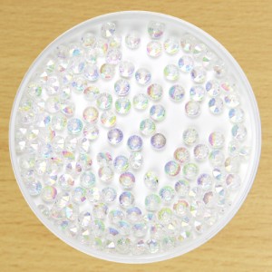 6mm Rondelle Bead Clear