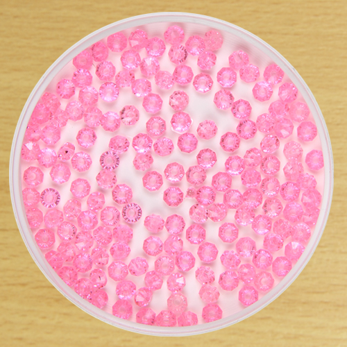 6mm Rondelle Bead Pink
