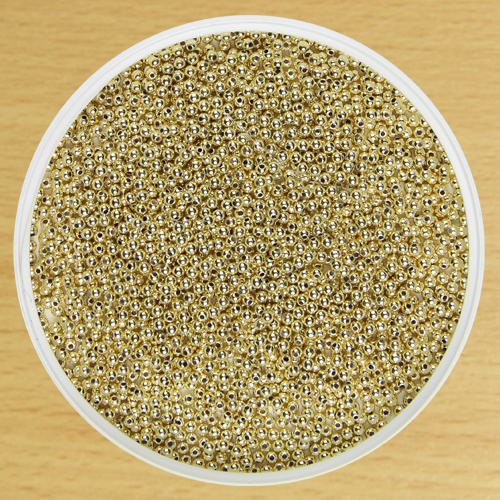 2.5mm Round Bead Gold