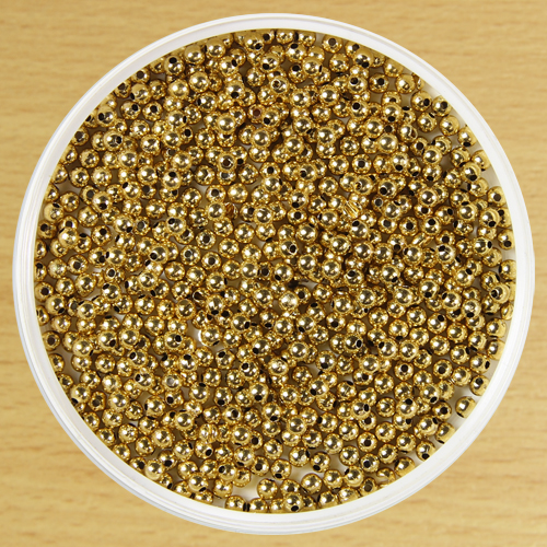 4mm Round Bead Gold