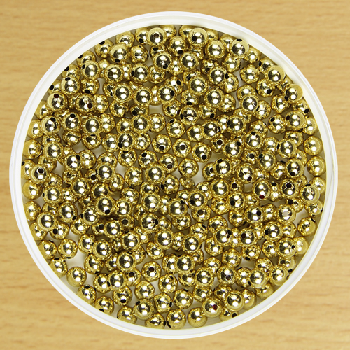 6mm Round Bead Gold