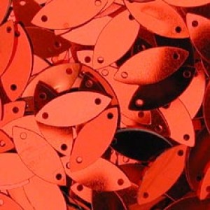 Red Flat Fish Sequin