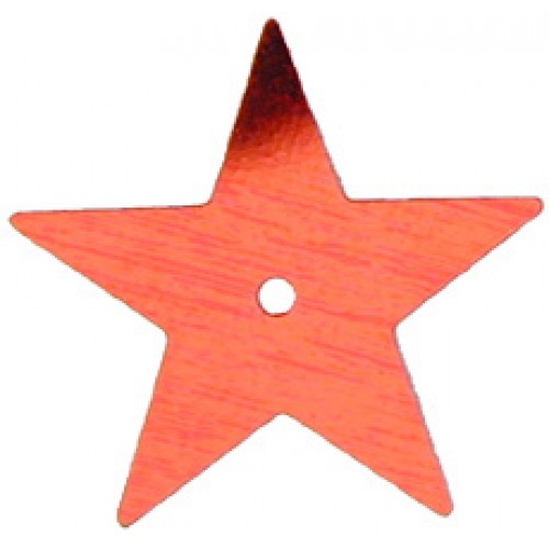 Red Large Star Sequin