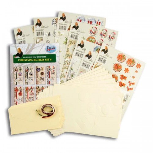 101JL23 Staf Christmas Bauble Card Kit