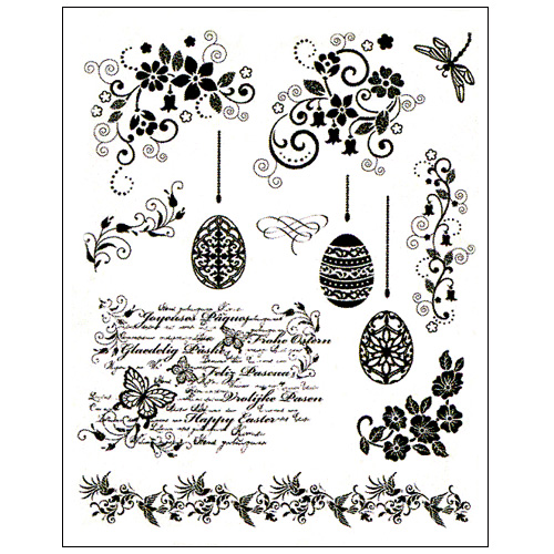 Stamp set: Easter Eggs and Borders