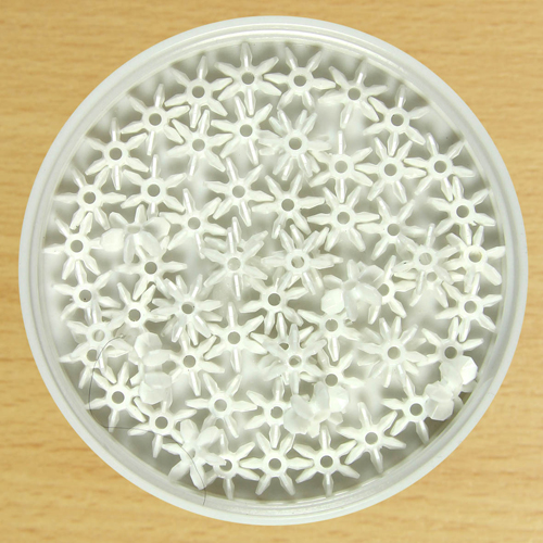 10mm Star Bead White