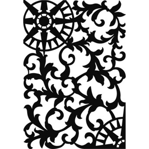 Small Compass Stencil