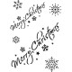 Merry Christmas A4 Stencil
