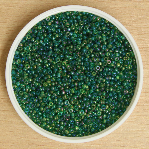 Tiny Glass Bead Sea Greens