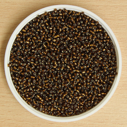 Tiny Glass Bead Brown