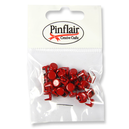 Pinflair Crimson Red Studs