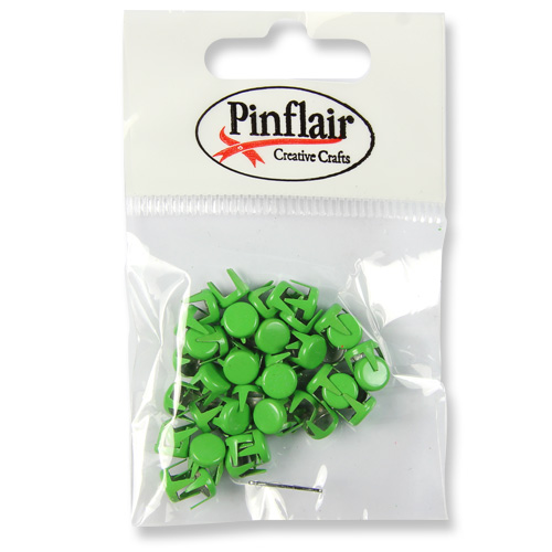Pinflair Light Green Studs