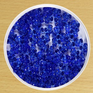 Plastic Tri Beads Blue
